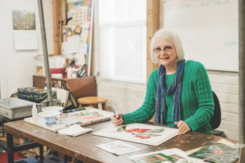 SALI Exhibit Featuring Beverly Mathis Watercolor Class