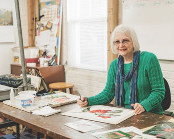 SALI Exhibit Featuring Beverly Mathis Watercolor Class