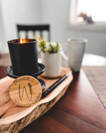 Candles and Blooms at Woven Co. Candles and Blooms at Woven Co.