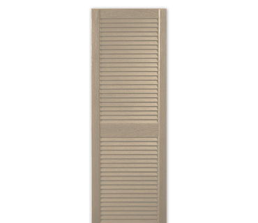 STANDARD LOUVERED SHUTTERS-PEBBLESTONE CLAY STANDARD LOUVERED SHUTTERS-PEBBLESTONE CLAY