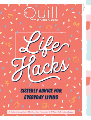 The Quill of Alpha Xi Delta Spring 2019 Cover of The Quill of Alpha Xi Delta Spring 2019