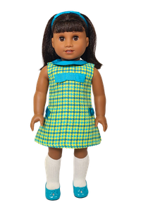 American Girl Doll Melody American Girl Doll Melody in blue and green dress