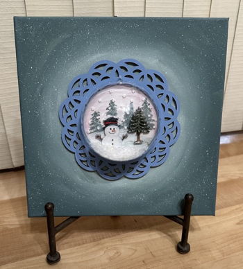 Winter Canvas Art Class Winter Canvas Art Class