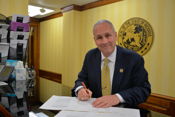 CLARK SIGNS HIS FIRST TWO SENATE ENROLLED ACTS