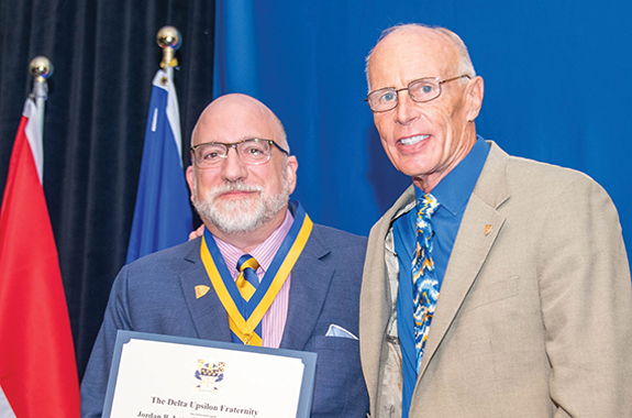 Jordan Lotsoff Named Distinguished Delta Upsilon Image for Jordan Lotsoff Named Distinguished Delta Upsilon