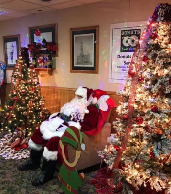 Doughnuts with Santa