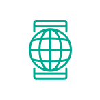 Digital globe icon