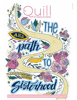 The Quill of Alpha Xi Delta Spring 2020 Cover of The Quill of Alpha Xi Delta Spring 2020