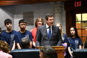 WALKER CONGRATULATES FISHER'S WE THE PEOPLE TEAM