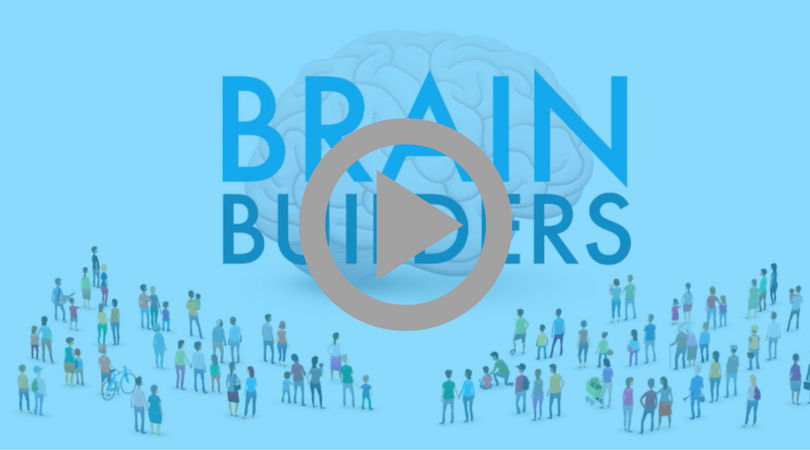 brain builders - video with play button - links to another webpage with the video
