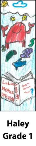Haley Drane bookmark, 1st grade