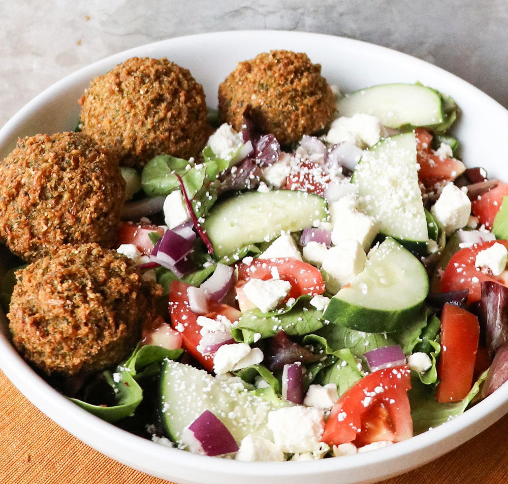 Greek Falafel Salad Greek Falafel Salad