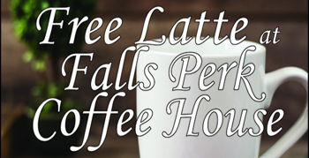 Free Latte at Falls Perk Coffee House Image for Free Latte at Falls Perk Coffee House