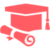 Graduation cap icon