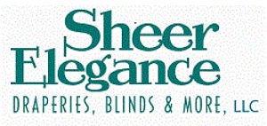 Logo for Sheer Elegance Draperies, Blinds & More