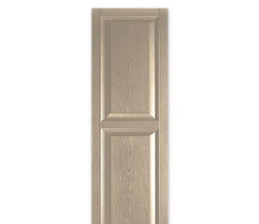 OPTIONAL RAISED SHUTTERS-PEBBLESTONE CLAY OPTIONAL RAISED SHUTTERS-PEBBLESTONE CLAY
