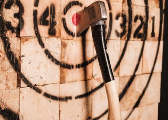 Draft Day Pub Axe Throwing