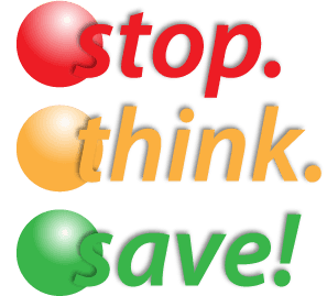 Image for Stop. Think. Save!