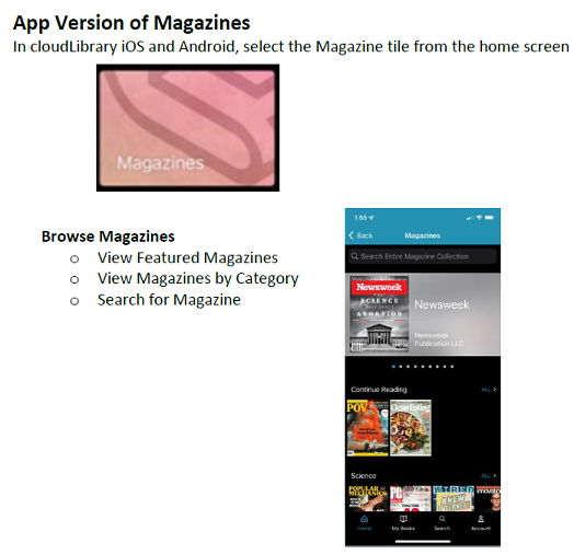 cloudLibrary magazines