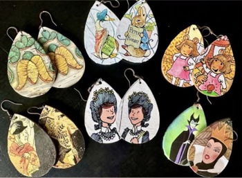 Summer Camp Bookish Earrings Workshop Summer Camp Bookish Earrings Workshop
