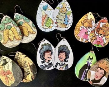 Summer Camp Bookish Earrings Workshop