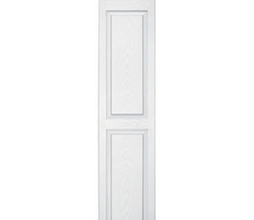 OPTIONAL RAISED SHUTTERS-WHITE OPTIONAL RAISED SHUTTERS-WHITE