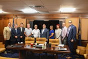 Dernulc, Niemeyer, and Raatz welcome local superintendents to the statehouse