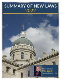 2022 Summary of New Laws - Sen. Gaskill