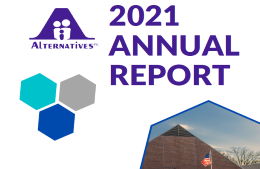 Image of the front cover of the 2021 annual report