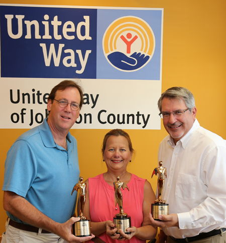 Jeff Owen accepts Telly Awards