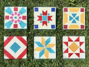 Quilt Square Stepping Stones Class