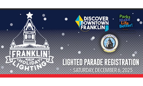Franklin Chamber Seeks Holiday Parade Entries