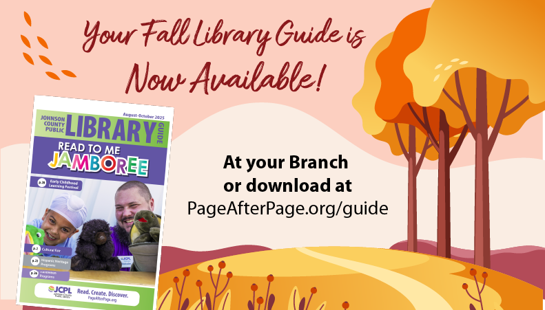 Fall 2025 Guide cover with autumn trees and path in the background
