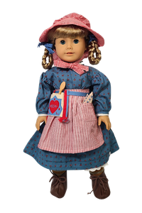 American Girl Doll Kirsten American Girl Doll Kirsten in blue calico dress