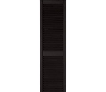 STANDARD LOUVERED SHUTTERS-BLACK STANDARD LOUVERED SHUTTERS-BLACK