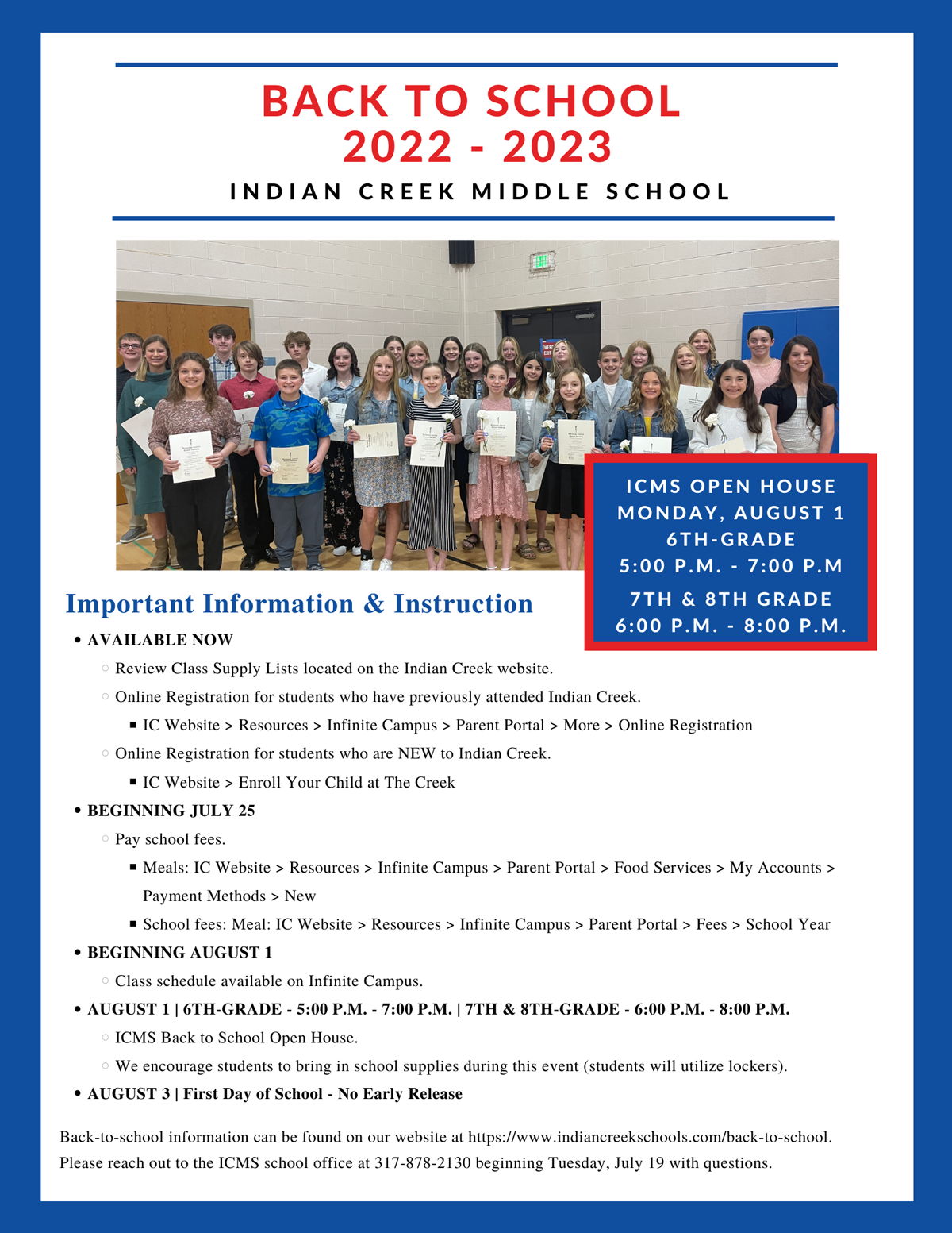 Back to School 20222023