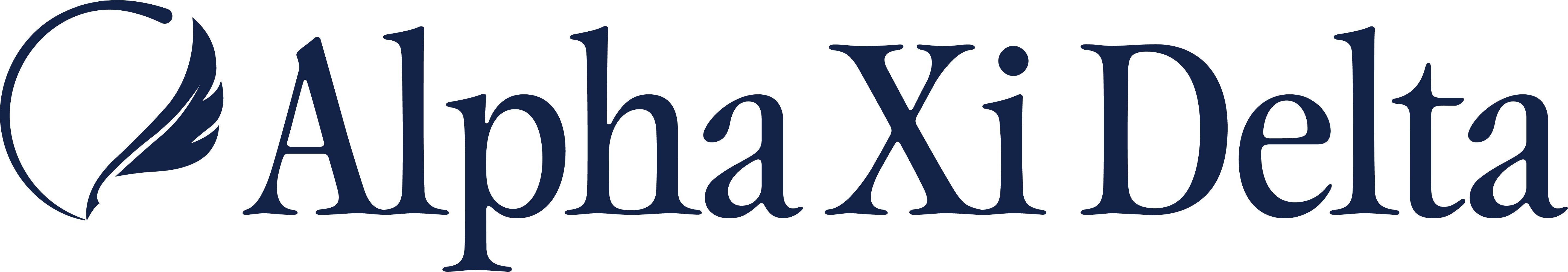 NEW Logo for Alpha Xi DISH
