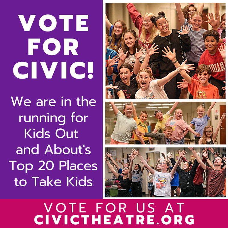Kids Out & About | Vote for Jr. Civic! Image for Kids Out & About | Vote for Jr. Civic!