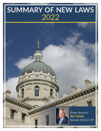 2022 Summary of New Laws - Sen. Tomes