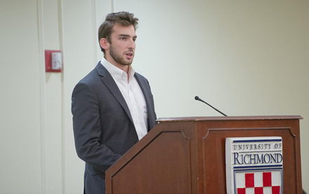 Image for Omicron/Richmond collegian drives positive change on campus