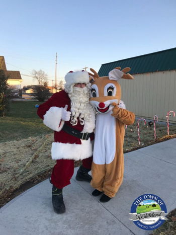Christmas Square of Whiteland and Visits With Santa