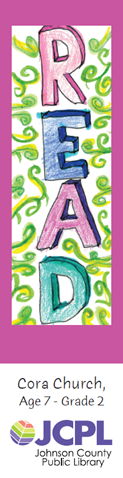 The letters 'read' against a spiral background