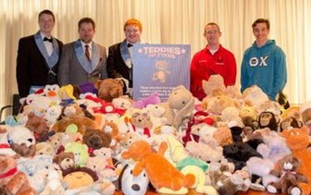 Image for Fraternal Collaboration Nets 500 Stuffed Animals for Charity